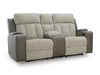 WhipLash Power Reclining Loveseat with Console - Visions in Furniture (La Mirada, CA)