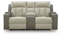 WhipLash Power Reclining Loveseat with Console - Visions in Furniture (La Mirada, CA)