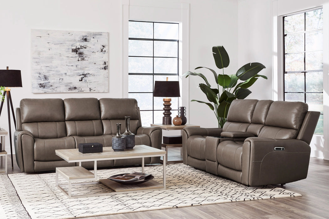 Parker Living Hancock Zero Gravity Power Reclining Console Loveseat P3