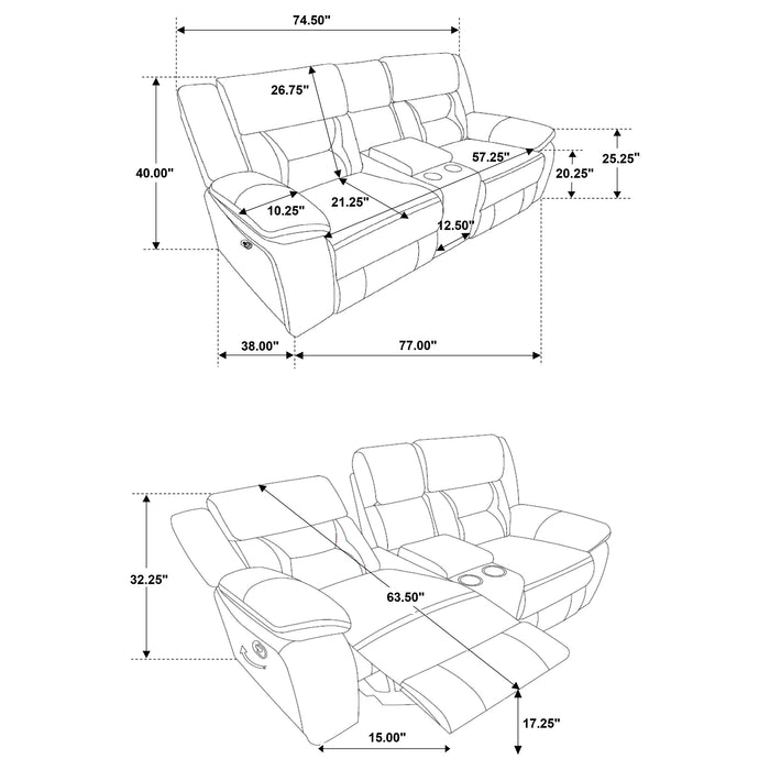 Greer Reclining 3 Pc Sets - Visions in Furniture (La Mirada, CA)