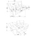 Greer Reclining 3 Pc Sets - Visions in Furniture (La Mirada, CA)