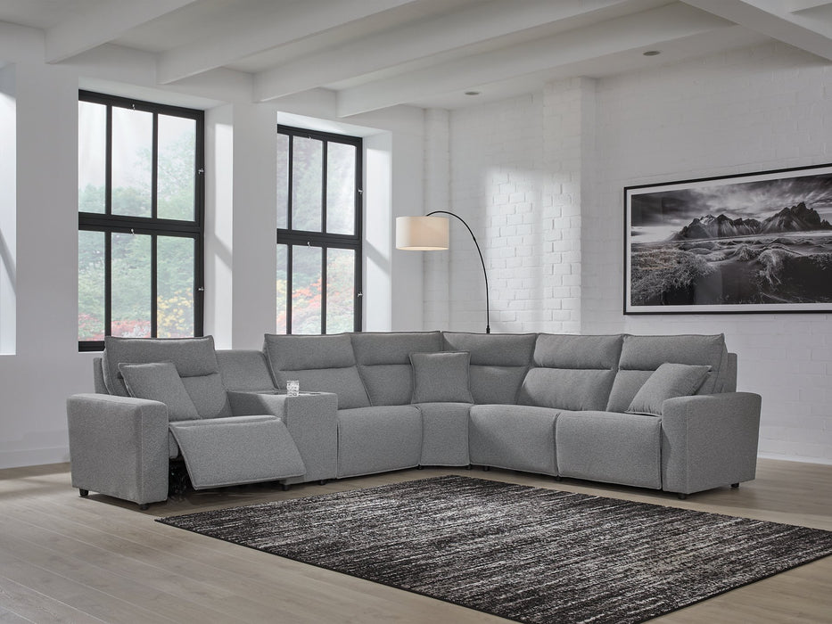 Modmax Reclining Sectional with Console - Visions in Furniture (La Mirada, CA)