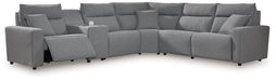 Modmax Reclining Sectional with Console - Visions in Furniture (La Mirada, CA)