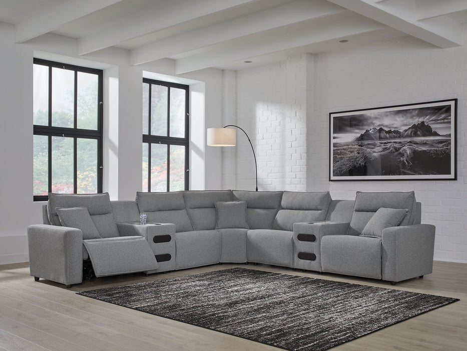 Modmax Power Reclining Sectional with Chaise - Visions in Furniture (La Mirada, CA)