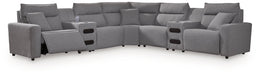 Modmax II Power Reclining Sectional with Audio Consoles - Visions in Furniture (La Mirada, CA)