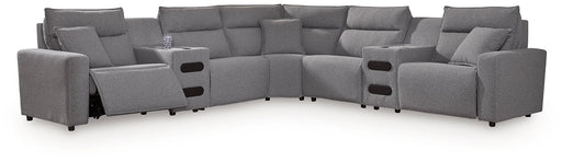 Modmax II Power Reclining Sectional with Audio Consoles - Visions in Furniture (La Mirada, CA)
