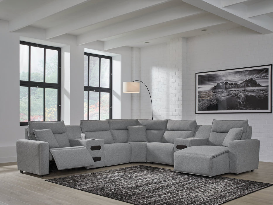 Modmax Power Reclining Sectional with Chaise - Visions in Furniture (La Mirada, CA)