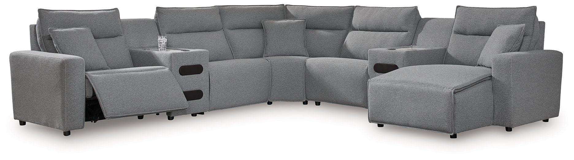 Modmax Power Reclining Sectional with Chaise - Visions in Furniture (La Mirada, CA)