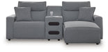 Modmax Power Reclining Sectional with Chaise - Visions in Furniture (La Mirada, CA)