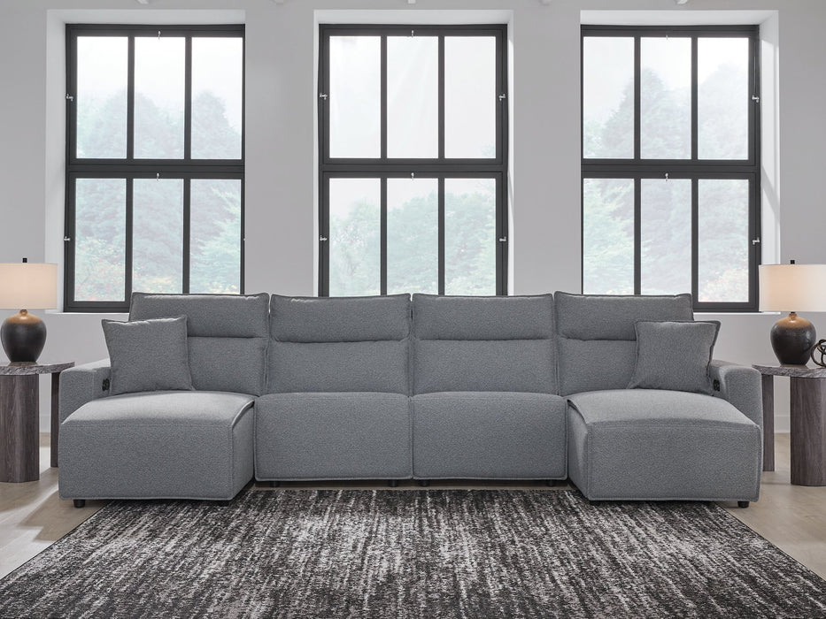 Modmax Power Reclining Sectional with Chaise - Visions in Furniture (La Mirada, CA)