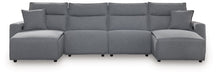Modmax Power Reclining Sectional with Chaise - Visions in Furniture (La Mirada, CA)