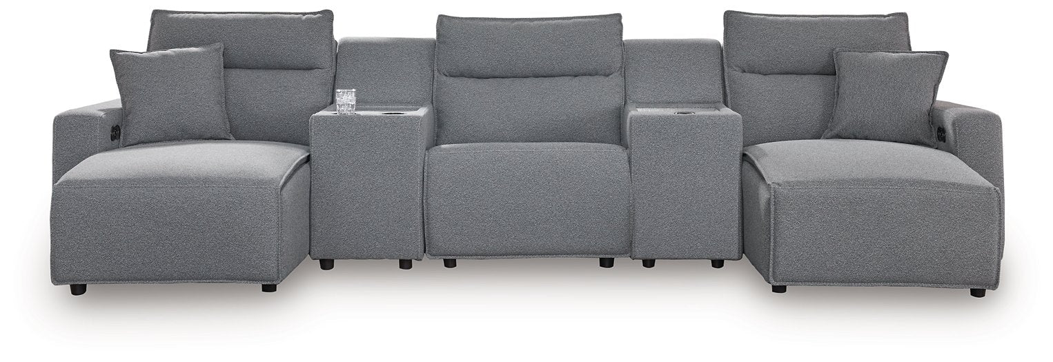 Modmax Power Reclining Sectional with Chaise - Visions in Furniture (La Mirada, CA)