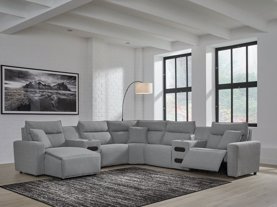 Modmax Power Reclining Sectional with Chaise - Visions in Furniture (La Mirada, CA)