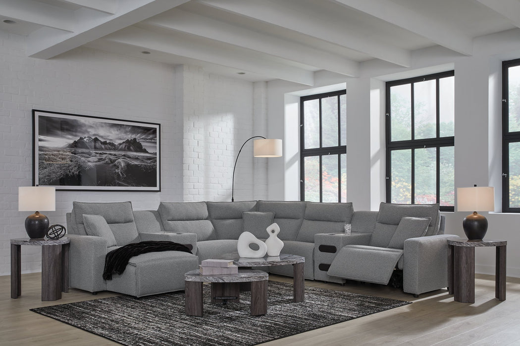 Modmax Power Reclining Sectional with Chaise - Visions in Furniture (La Mirada, CA)