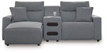 Modmax Power Reclining Sectional with Chaise - Visions in Furniture (La Mirada, CA)