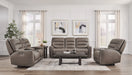 Parker Living Lawson - Sydney Brunette Zero Gravity Triple Power Reclining Sofa with Drop Down Table P2