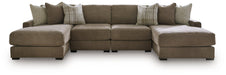 Camellia-Court Double Chaise Sectional - Visions in Furniture (La Mirada, CA)