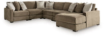 Camellia-Court Sectional with Chaise - Visions in Furniture (La Mirada, CA)