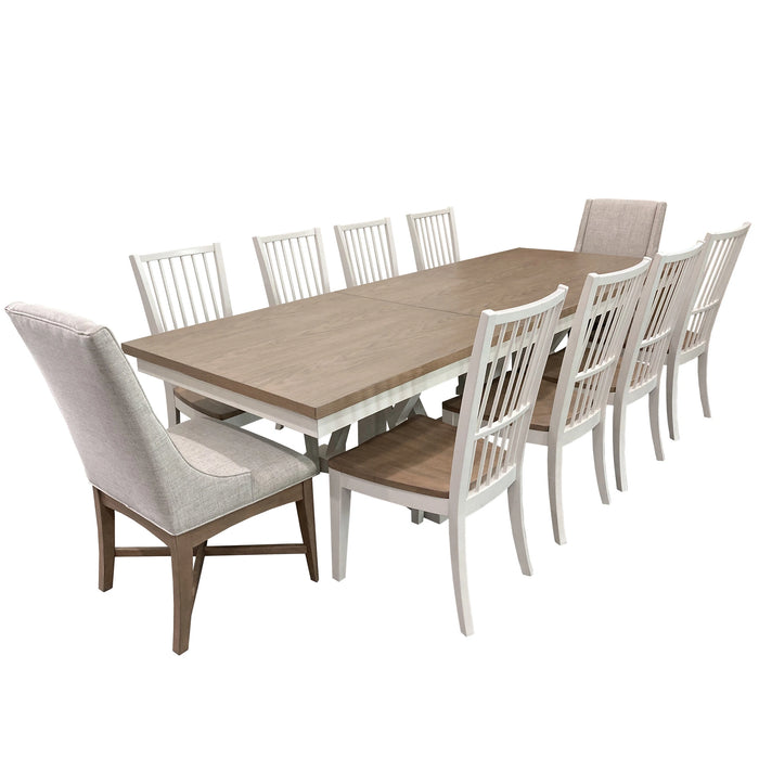 Parker House Americana Modern Dining 88 inch Trestle Extendable Dining Table