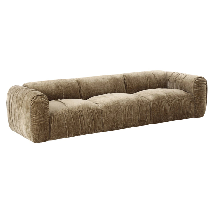Siegal - Modern Olive Green Fabric Sofa