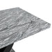 Lyra Dining Table Top And Base Bottom Marble