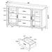 Lewes Entertainment Centers - Visions in Furniture (La Mirada, CA)