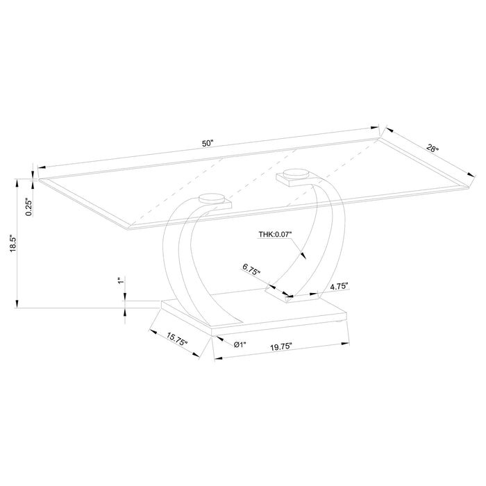Pruitt Coffee Table Sets - Visions in Furniture (La Mirada, CA)