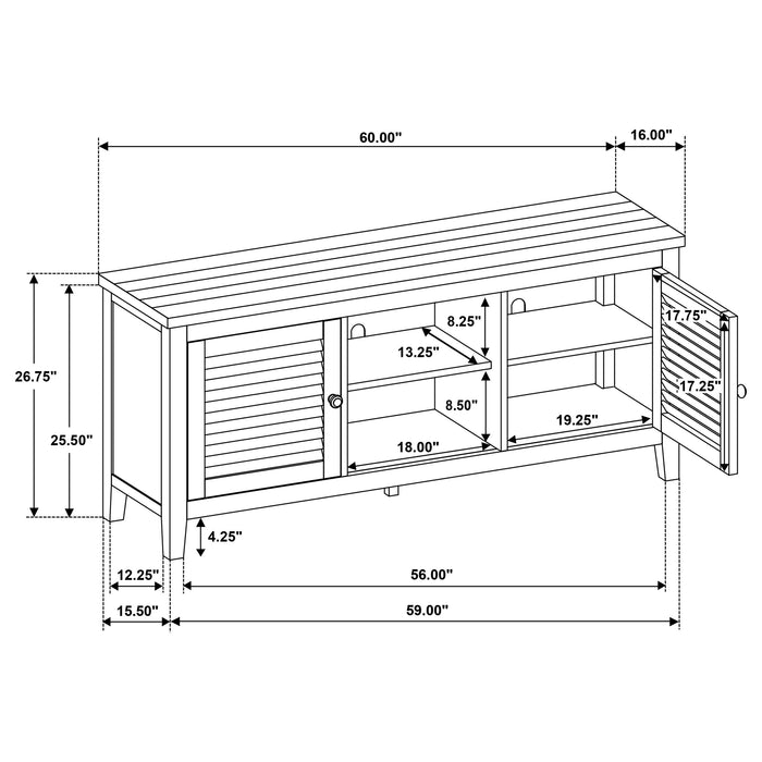 Concord Tv Stand - Visions in Furniture (La Mirada, CA)