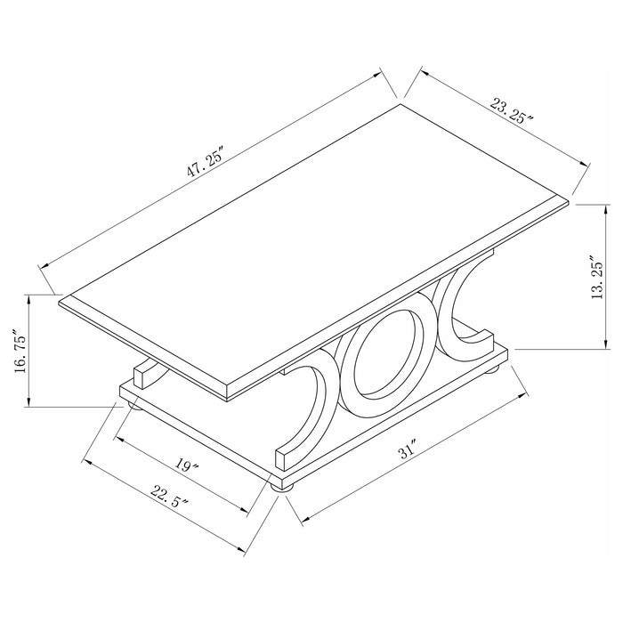 Shelly Coffee Table Sets - Visions in Furniture (La Mirada, CA)