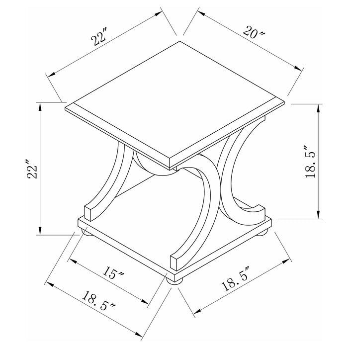 Shelly Coffee Table Sets - Visions in Furniture (La Mirada, CA)