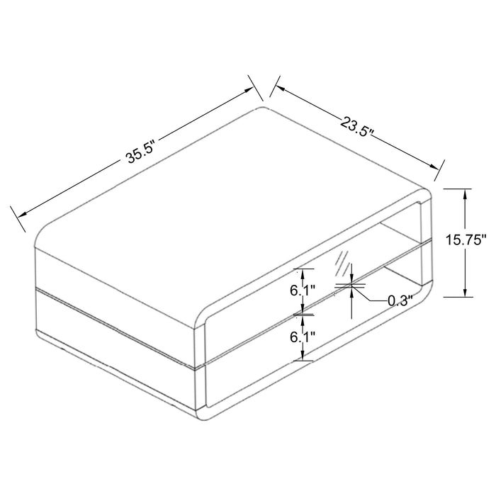 Elana Coffee Table Sets - Visions in Furniture (La Mirada, CA)