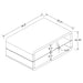 Elana Coffee Table Sets - Visions in Furniture (La Mirada, CA)
