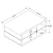Elana Coffee Table Sets - Visions in Furniture (La Mirada, CA)