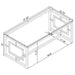 Merced Coffee Table Sets - Visions in Furniture (La Mirada, CA)