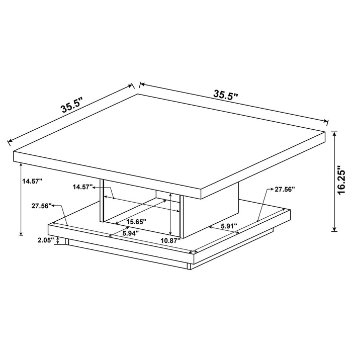 Reston Coffee Table Sets - Visions in Furniture (La Mirada, CA)