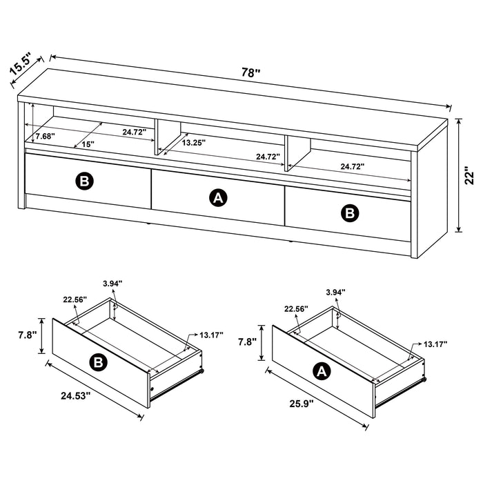 Rutland TV Stands - Visions in Furniture (La Mirada, CA)