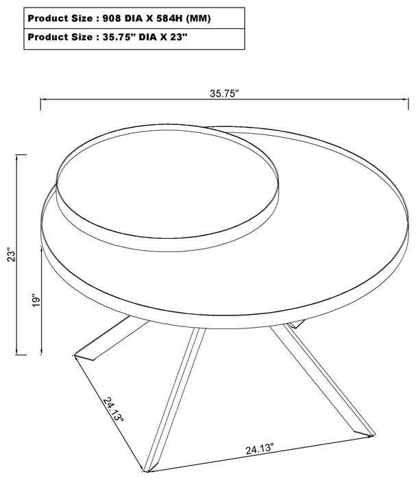 Briggs Coffee Tables - Visions in Furniture (La Mirada, CA)