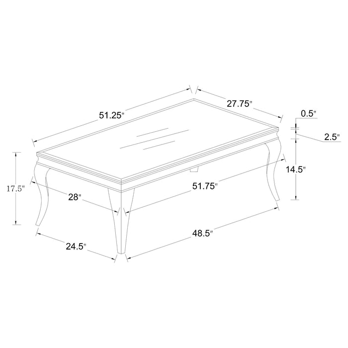 Carone Coffee Table Sets - Visions in Furniture (La Mirada, CA)