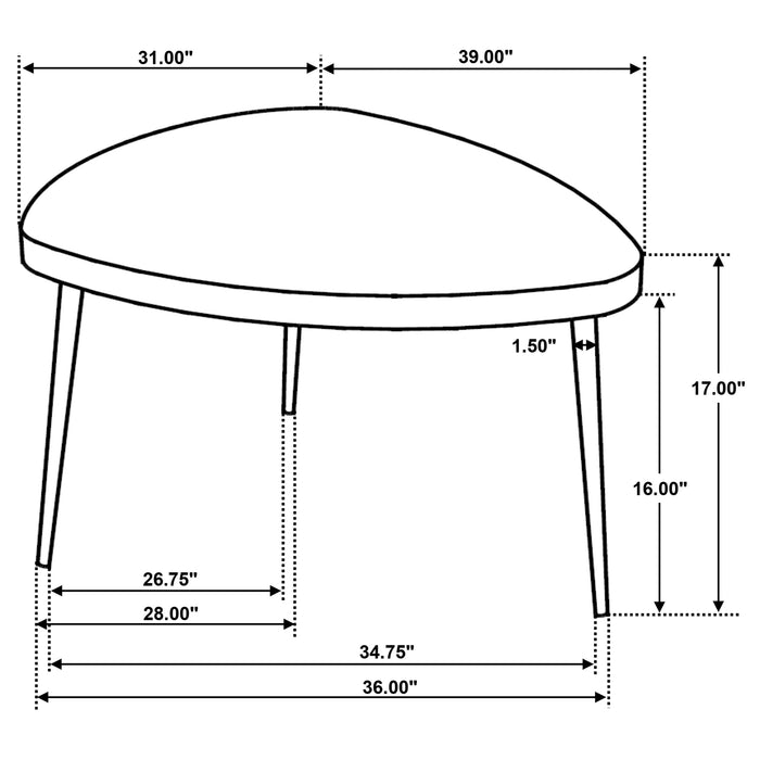 Odessa Coffee Table Sets - Visions in Furniture (La Mirada, CA)