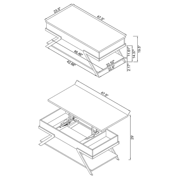 Marcia Coffee Table Sets - Visions in Furniture (La Mirada, CA)