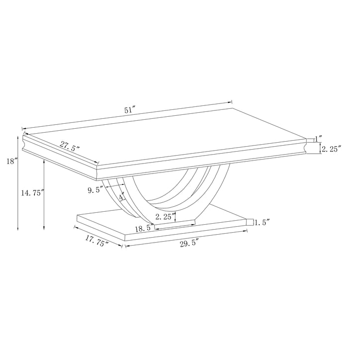 Kerwin Coffee Table Sets - Visions in Furniture (La Mirada, CA)