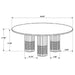 Astoria Coffee Table - Visions in Furniture (La Mirada, CA)