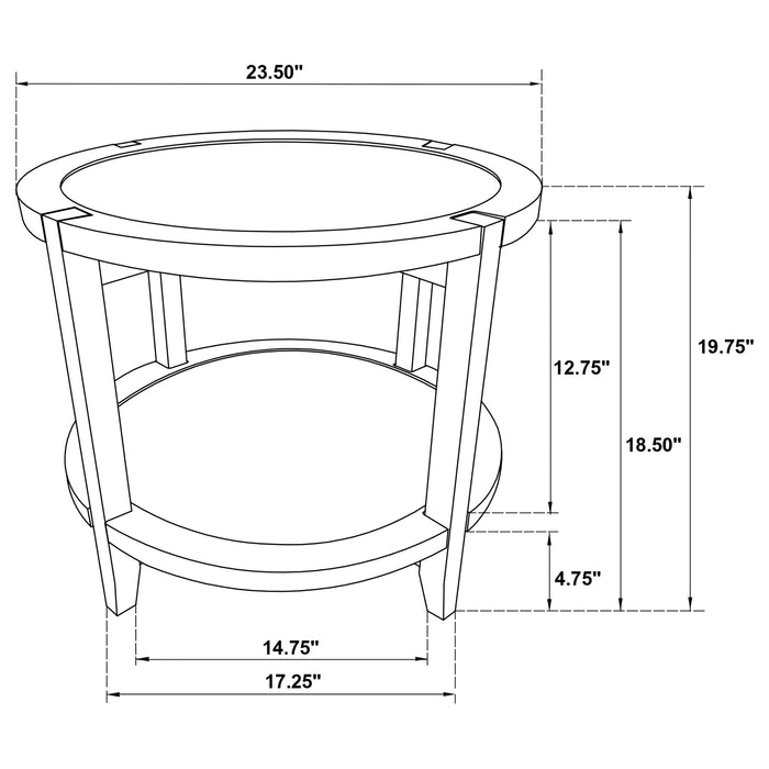 Camillo End & Side Table - Visions in Furniture (La Mirada, CA)