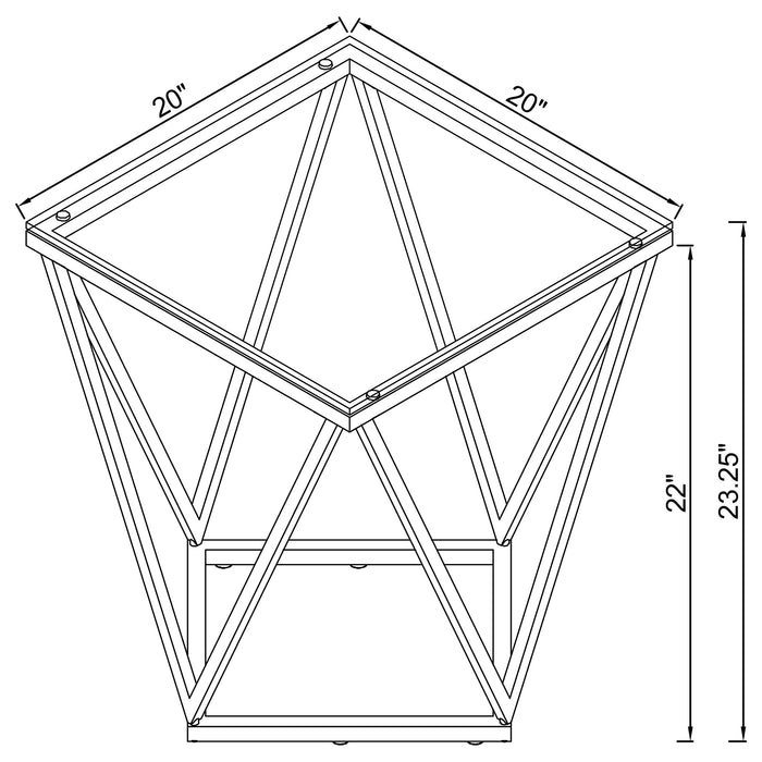 Brittania End & Side Table - Visions in Furniture (La Mirada, CA)