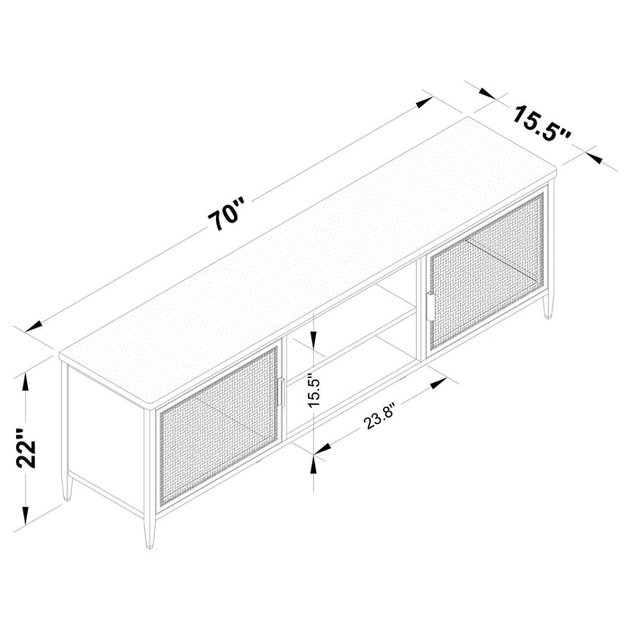 Amherst Tv Stand - Visions in Furniture (La Mirada, CA)