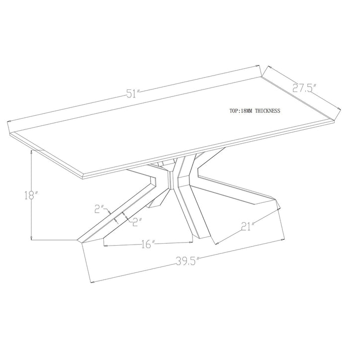 Visalia Coffee Table Sets - Visions in Furniture (La Mirada, CA)