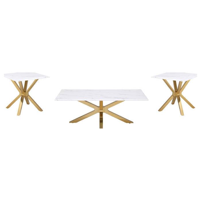 Visalia Coffee Table Sets - Visions in Furniture (La Mirada, CA)