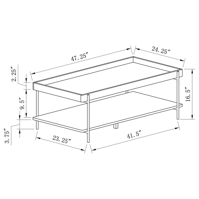 Fallon Coffee Table Sets - Visions in Furniture (La Mirada, CA)