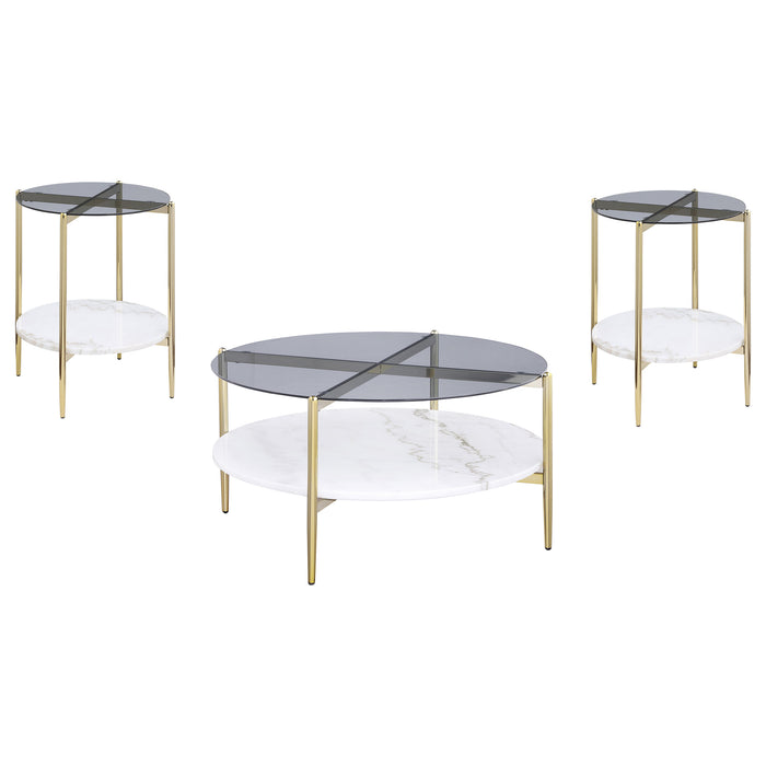 Jonelle Coffee Table Sets - Visions in Furniture (La Mirada, CA)