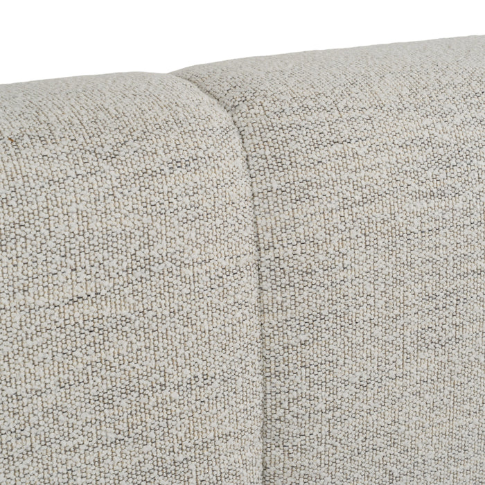 Lamont + Dustin - Modern Beige Fabric + Natural Oak 4-Piece Bedroom Set